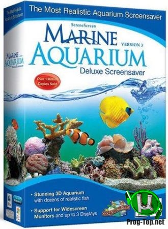 Аквариум на рабочем столе - SereneScreen Marine Aquarium 3.3.6369 RePack (& Portable) by elchupacabra