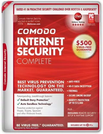 Бесплатный антивирус Comodo Internet Security Premium 12.3.4.8162 Final