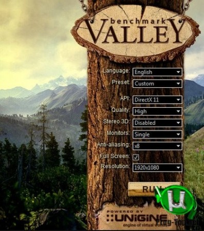 Экстремальное тестирование компьютера - Unigine Valley Benchmark 1.0 Basic Edition