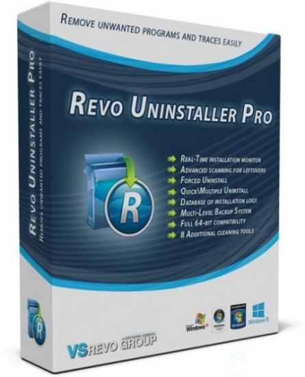 Корректная деинсталляция приложений Revo Uninstaller Pro 5.1.5 by FC Portables
