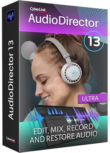 Профессиональный редактор звука CyberLink AudioDirector Ultra 13.4.2817.0