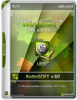 Сборка Windows 7 SP1 11 in 1 KottoSOFT (x86x64)