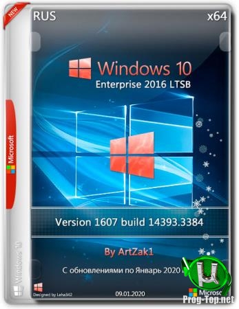 Windows 10 Enterprise 2016 LTSB (14393.3384 ) by ArtZak1