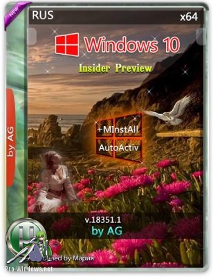 Windows 10 Insider Preview build x64 WPI by AG 18351.1