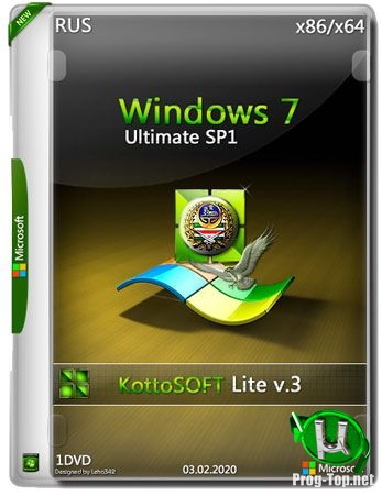Windows 7 Ultimate SP1 Lite v.3 KottoSOFT (x86-x64)
