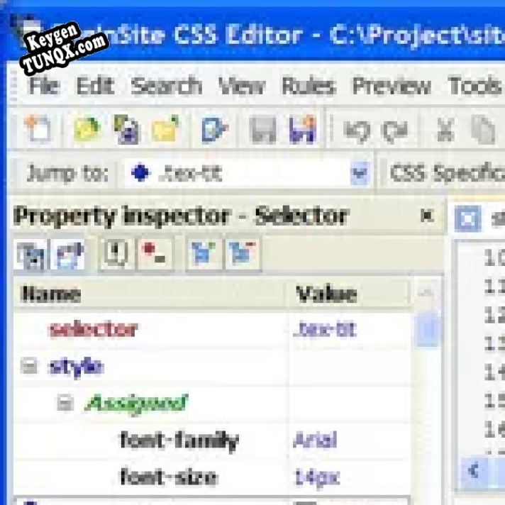 Key генератор для  EngInSite CSS Editor