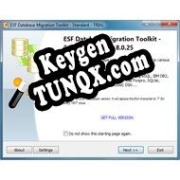Бесплатный ключ для ESF Database Migration Toolkit