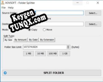 Folder Splitter ключ активации