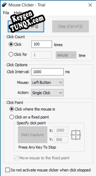 Ключ для Mouse Clicker