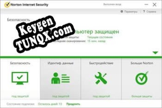 Регистрационный ключ к программе  Norton Internet Security