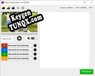 Регистрационный ключ к программе  PixVis VideoDubber