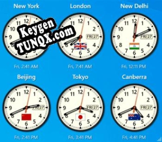 Генератор ключей (keygen)  Sharp World Clock