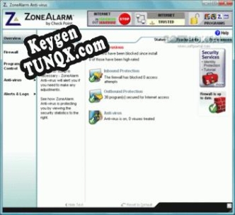 Ключ для ZoneAlarm PRO Antivirus Plus Firewall