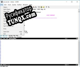 Русификатор для Vim